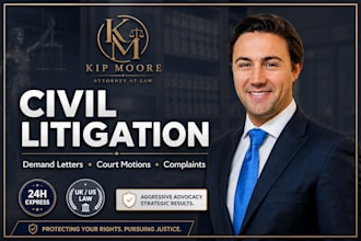 draft your civil lawsuit, legal motion, or demand letter