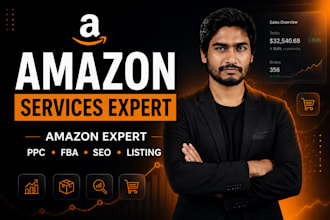 do amazon store design and redesign, amazon fba, amazon ppc campaign, ppc ads