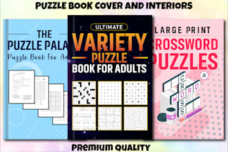 design challenging puzzle adventures, cover, and interiors