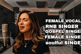 be your female vocalist soulful emotional gospel rnb singer
