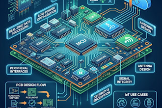 develop iot embedded system pcb design
