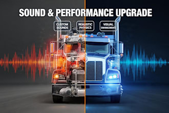 customize ets2 ats truck sounds, physics, and visual upgrades