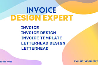 create professional invoice template