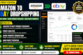 amazon to ebay dropshipping on profits share and ebay dsers products research