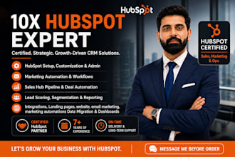 implement, setup and integrate hubspot CRM