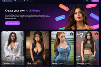 develop nsfw ai character websites, ai chatbot websites, ai website, ai web app