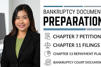 prepare bankruptcy petitions for attorneys and individuals