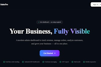 build react admin dashboard