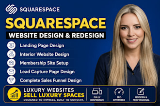 design squarespace website for airbnb interior home style staging website