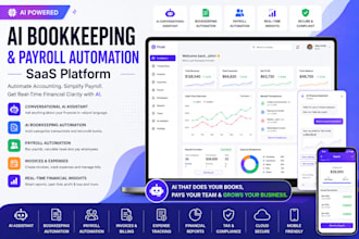 develop saas ai bookkeeping conversational ai website, ai payroll automation web