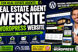 build a lead generating idx mls wordpress website for real estate agents