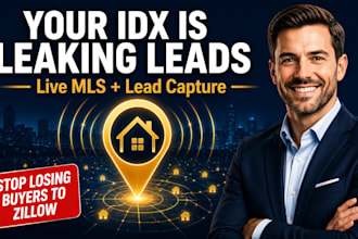 build a lead generating idx mls wordpress website for real estate agents