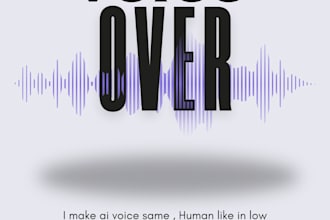 provide a hyper realistic ai voiceover for your youtube videos