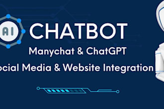 develop an ai chatbot using manychat and chatgpt