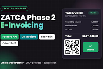 integrate odoo with zatca phase 2 e invoicing for saudi arabia