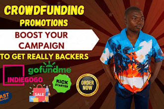 promote your crowdfunding campaign kickstarter  indiegogo