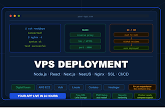 deploy web app on vps using nginx, SSL and github actions