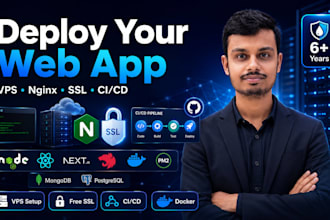 deploy your web app on vps with nginx, ssl and ci cd pipeline