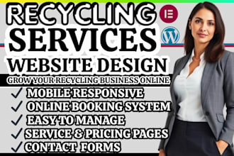 recycling services site waste management site junk removal site eco friendly