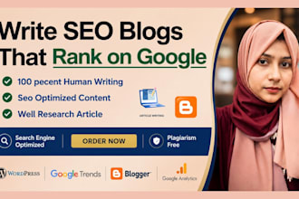 write SEO blogs that rank on google