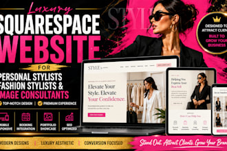 design squarespace website for personal stylists and image consultants