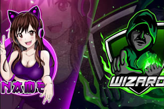 draw twitch overlay, twitch banner, animated overlays, anime banner for you