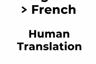 do english to french and french to english translation