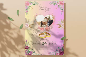 create party, birthday and wedding invitations card