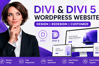 design divi wordpress website using divi website builder divi 5 theme