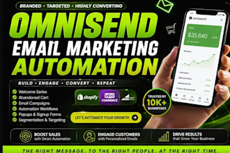 setup omnisend automation flows omnisend for shopify ecommerce klaviyo setup