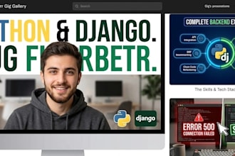fix python and django backend bugs professionally