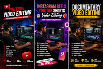 create a faceless youtube documentary video for you
