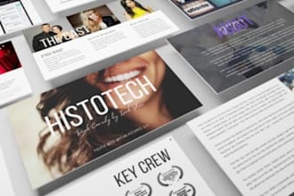 design tv series, web series, movie pitch deck