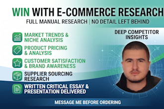 do market and competitor research for your ecommerce business