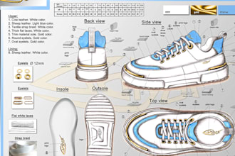 do shoe tech pack, sneaker design, heels, shoe design custom shoe manufacturing