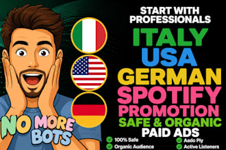 organic spotify promotion for italian music audiences