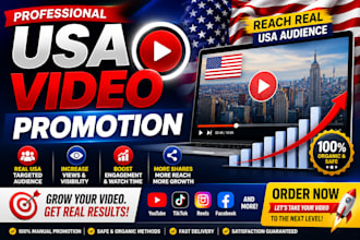 promote your USA youtube video for massive views and growth
