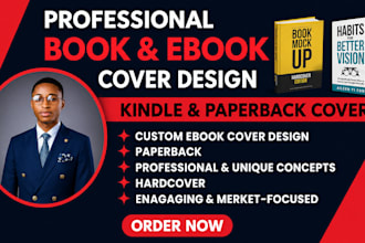 design ebook, kindle and paperback covers for amazon KDP