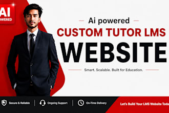 develop a tutor lms education and elearning website