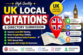 create UK local citations and directory submission manually