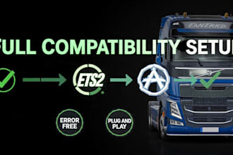 convert and set up ets2 ats trucks with full game compatibility
