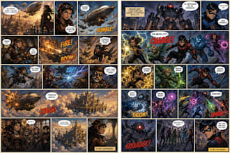 create comic panels comic strips for webcomics sequential art storyboard artist