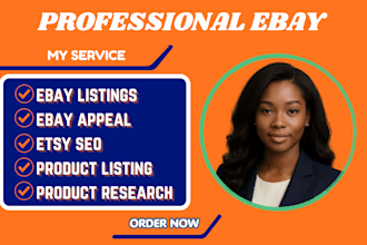 do ebay SEO listing, dropshipping  store management expert