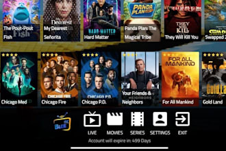 develop custom white label iptv app for android tv, firestick and smart tv