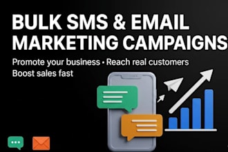 send bulk emails, email blast and email marketing campaign to inbox