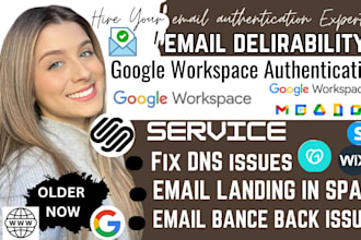 fix dns, mx, spf dkim, dmarc and email deliverability issues