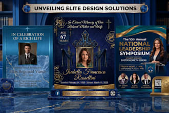 create funeral flyer design memorial booklet and obituary