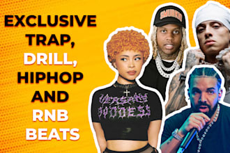 produce exclusive trap, drill, hiphop and rnb beats