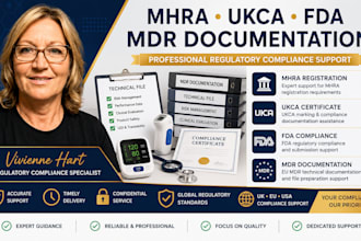 do mhra registration, ukca certificate, fda compliance and mdr documentation