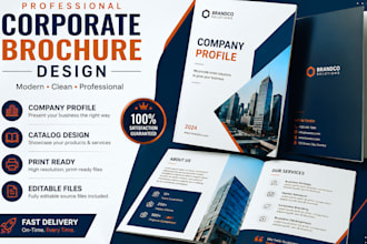 design professional corporate brochures